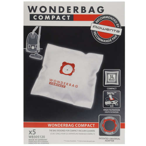 ROWENTA - Conjunto de 5 Wonderbags WB305120