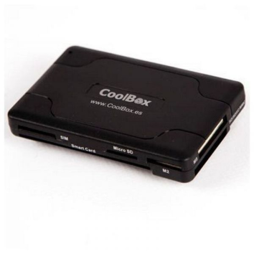 Leitor Cartões 3.5" externo USB  c/ Smart Cart (DNIe) -CoolBox CRE-065