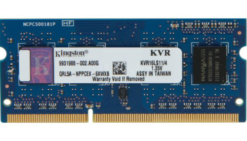 Memória RAM DDR3L 4GB 1600MHz  CL11 SODIMM 1.35V