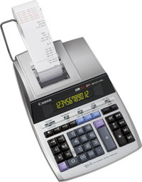 MP1211-LTSC  - Calculadora de Secretária com rolo. 12 dígitos com impressão em fita de tinta de 2 cores. Teclado espaçoso