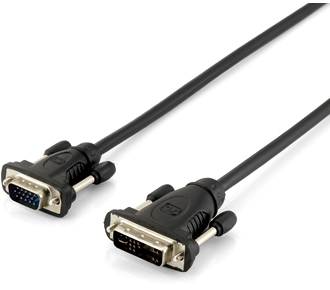 VGA/DVI Adapter Cable DVI Analogue to VGA, 1,80m M/M