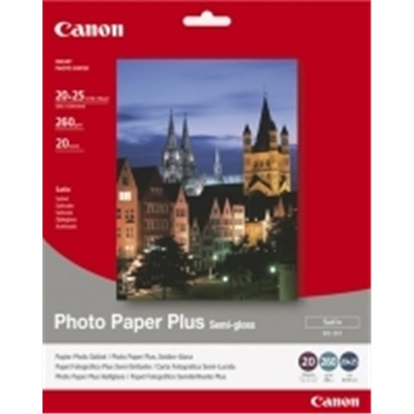 Photo Paper Plus Semi-gloss / 20x25cm (8x10"), Cx. 20 Folhas, 260Grs.