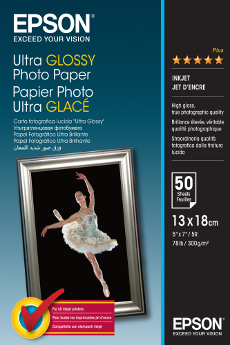 Ultra Glossy Photo paper 13x18cm - 50 folhas