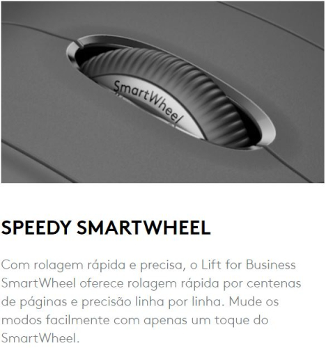 RATO ARGONOMICO VERTICAL SEM FIOS LOGITECH LIFT FOR BUSINESS PRETO 910-006494