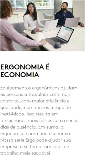 RATO ARGONOMICO VERTICAL SEM FIOS LOGITECH LIFT FOR BUSINESS PRETO 910-006494