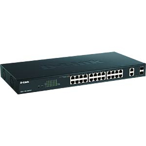 D-LINK 26-PORT POE+ GIGABIT SMART MANAGED SWITCH (370W)