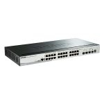 24-Port 10/100/1000Mbps Gigabit Stackable Smart + 4 x 10G SFP+ ports