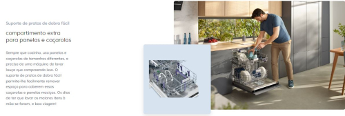 Maquina de lavar Louça Beko BDFN26430W 14 Conjuntos 60Cm