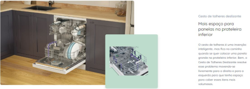 Maquina de lavar Louça Beko BDFN26430W 14 Conjuntos 60Cm
