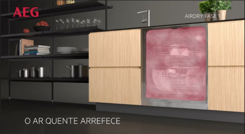 Maquina Lavar Louça Encastre AEG FSB64907Z 14 Conjuntos 60Cm Classe C