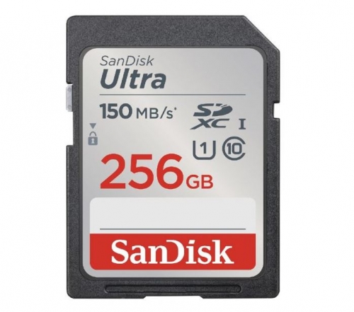 Cartão Sandisk SDXC Ultra 256GB150MB/s - TSDSDUNC-256G-GN6IN