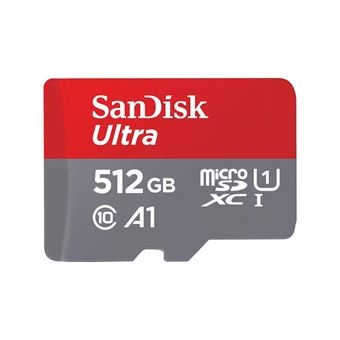 Cartão de Memória Ultra microSDXC 512GB + SD Adapter 150MB/s A1 Class 10 UHS-I