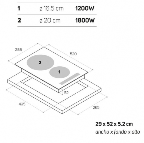 PLACA TAURUS - V302MT