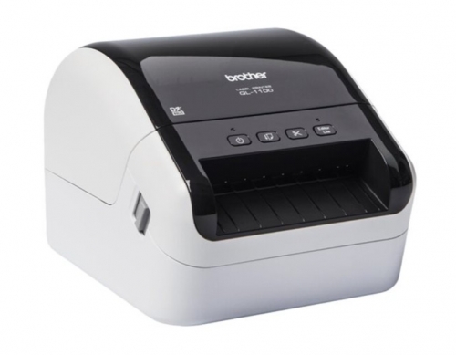 Impressora de Etiquetas Brother QL-1100 — Impressão até 103,6 mm, USB, Corte Automático