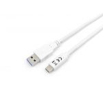 USB 3.2 Gen 1 C to A Cable,  M/M 1,0m,  5G transfer, 3A, White