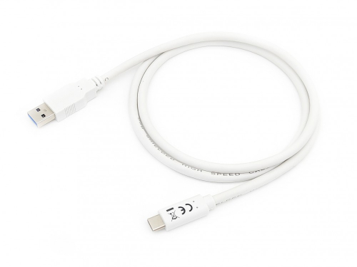 USB 3.2 Gen 1 C to A Cable,  M/M 1,0m,  5G transfer, 3A, White