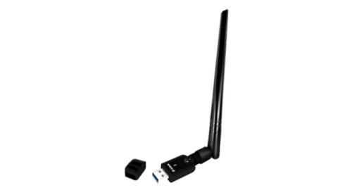 PLACA DE REDE D-LINK WIRELESS AC1300 MU-MIMO ADAPTADOR USB SEPARÁVEL ANTENA 5 DBI