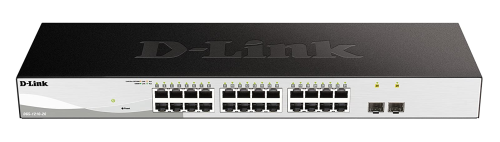 D-LINK 24 PORTAS 10/100/1000MBPS GIGABIT SMART SWITCH + 2 PORTAS SFP