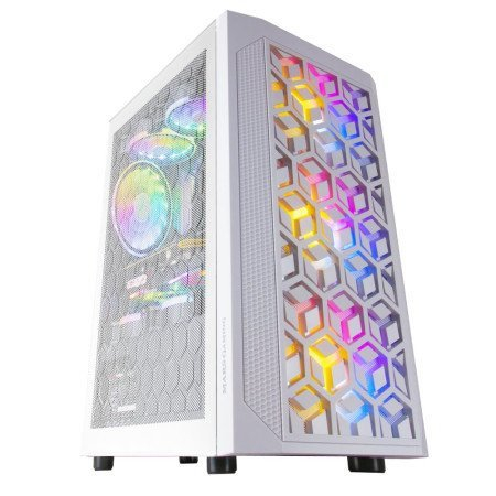 MARS GAMING CAIXA MATX ULTRA COOLING 360 MESH WHITE