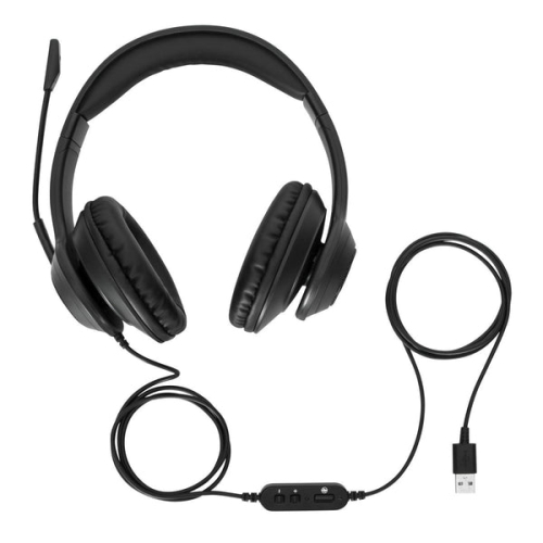 Targus Headset Usb com Microfone C/ Controle Volume Preto