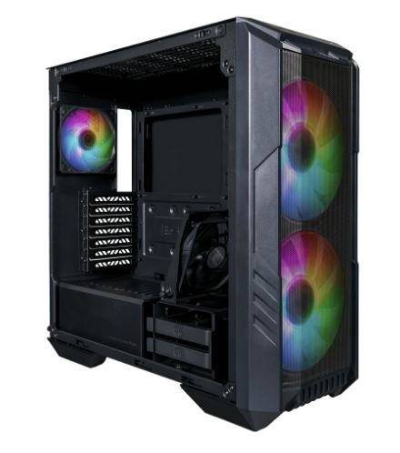 Caixa Cooler Master E-ATX HAF 500 Mesh ARGB Preta - H500-KGNN-S00