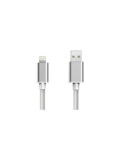 TECH FUZZION CABO USB LIGHTNING SILVER