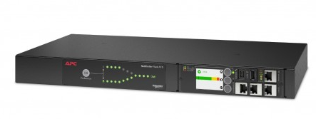 Redes Switch APC Rack ATS, 230V, 16A, C20 in, (8) C13 (1) C19 out