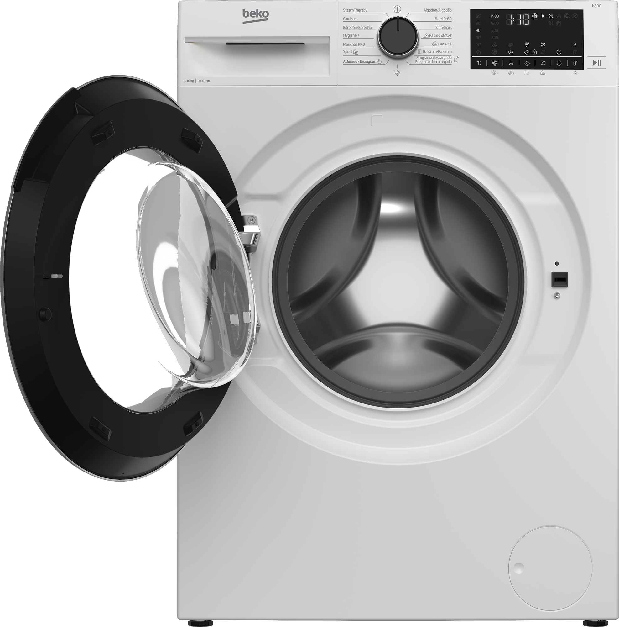 Maquina Lavar Roupa Beko B3WFT510415W 10Kg 1400RPM 84.5x60x58 Classe A