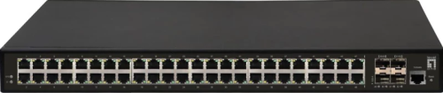 SWITCH LEVEL ONE 52 PORTAS L3 GERENCIADAS 48X GIGABIT RJ45 4X 10GBE SFP+