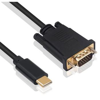USB Type C to VGA Graphic Cable adapter 1.8m