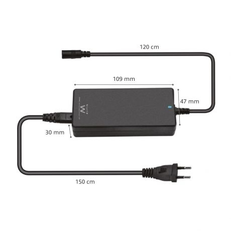 Carregador Notebook EWENT EW3898 charger Home 65W for HP, 5 tips