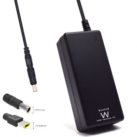 Carregador Notebook EWENT EW3987 charger Home 65W for LENOVO, 2 tips