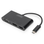 EQUIP ADAPTADOR USB-C TO HDMI / DISPLAYPORT / VGA  / USB