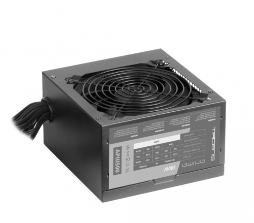 Fonte de Alimentação Tacens Anima APIII500 – 500 W, 85% Bronze, ATX, 12 cm, Preto