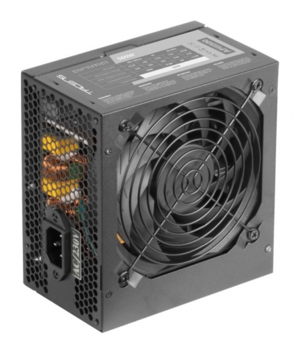 Fonte de Alimentação Tacens Anima APIII500 – 500 W, 85% Bronze, ATX, 12 cm, Preto