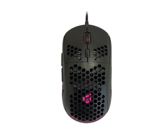 6D Gaming USB Mouse with Honeycomb Shell, 6400 DPI
