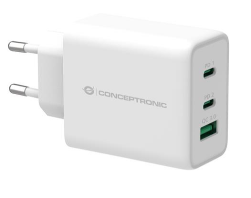 ALTHEA12W 3-PORT 65W GAN USB PD CHARGER, QC 3.0
