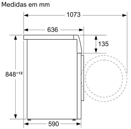 Maquina Lavar Roupa Bosch WGG14Z00ES 9Kg 1200RPM 84.8x59.8x59 Classe A