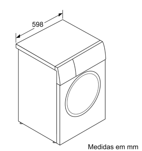 Maquina Lavar Roupa Bosch WGG14Z00ES 9Kg 1200RPM 84.8x59.8x59 Classe A