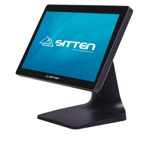 Sitten POS T8350 III Windows - Ecrã 15 Touch Cap., Intel J4125, 8GB, 120GB SSD.1x RS232, 1x VGA, 1x RJ45, 4x USB. Fanless. Waterproof. Alum. Windows 10 Pro 64 bits.