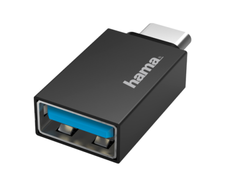 Adaptador HAMA USB-C- USB-A, USB 3.2 Gen 1, 5 Gbit/s