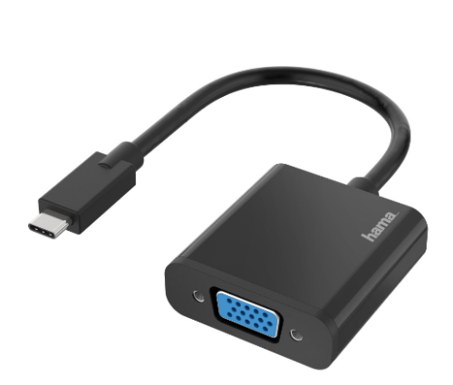 Adaptador HAMA USB-C para VGA, Full HD 1080P 200317