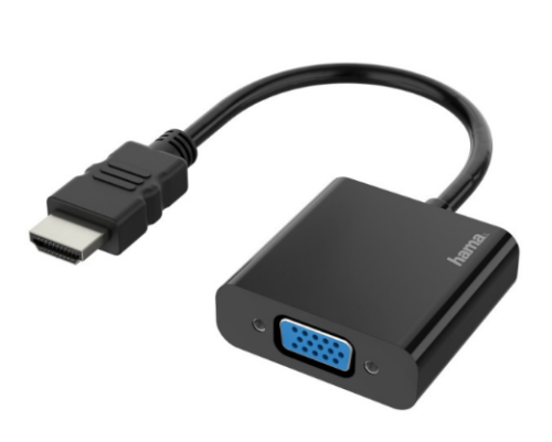 Adaptador HAMA HDMI-VGA, HD 1920 x 1080 pixels (1080p) - 200343