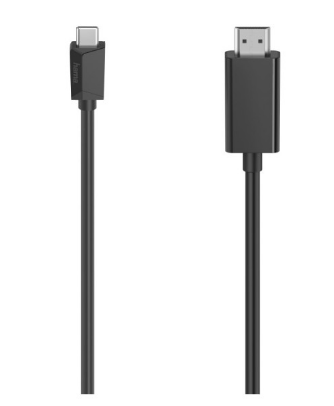 Cabo de monitor HAMA USB-C Plug - HDMI, Ultra-HD 4K, 1.50 m - 200718