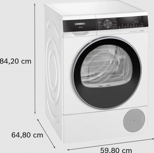 Máquina de Secar Roupa SIEMENS iQ500 WQ35G2D0ES - 8 kg com Bomba de Calor