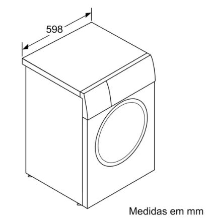Maquina Lavar Roupa Bosch WGG242F0ES 9Kg 1200RPM 84.8x59.8x59 Classe A
