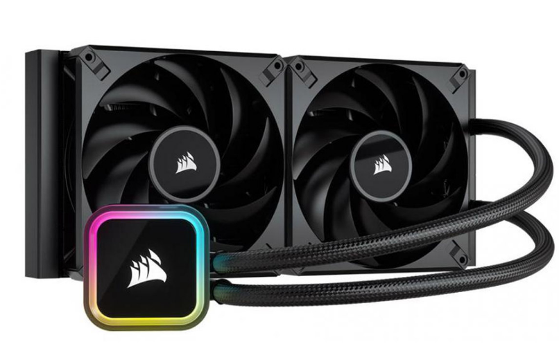 WATER COOLER CPU CORSAIR ICUE H100I RGB ELITE LIQUID 240MM PRETO