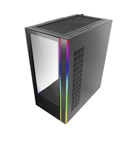 Caixa MARS GAMING MC-ULTRA XXL PREMIUM CUSTOM E-ATX CASE,ARGB DUAL STRIPES,DUAL VERTICAL CHAMBER,BLK