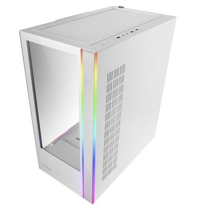Caixa MARS GAMING MC-ULTRA XXL PREMIUM CUSTOM E-ATX CASE,ARGB DUAL STRIPES,DUAL VERTICAL CHAMBER,WH