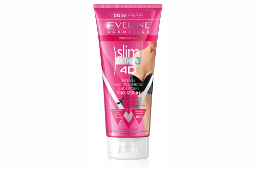 Eveline Sérum Intensivo Volumizador Peito Efeito Lifting Eveline Slim Extreme 4D 200 ml